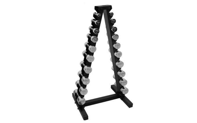 Набор хромированных гантелей BRONZE GYM BGDBCH01-10, 1-10 кг - 10 пар Набор хромированных гантелей BRONZE GYM BGDBCH01-10, 1-10 кг - 10 пар