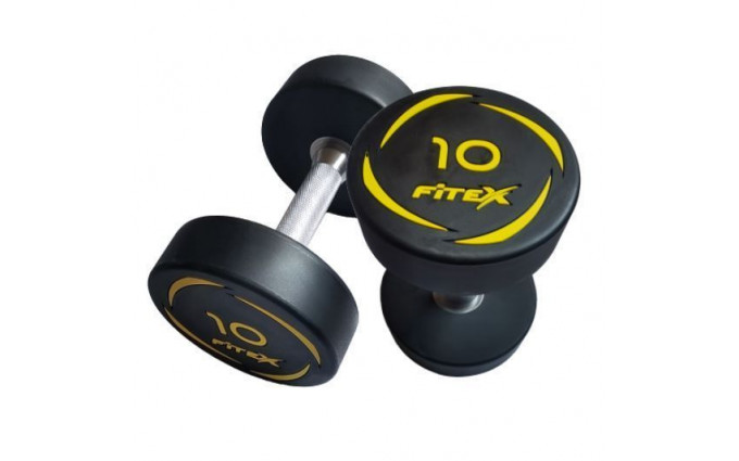 Комплект полиуретановых гантелей 40-50кг (5 пар) Комплект полиуретановых гантелей 40-50кг (5 пар)